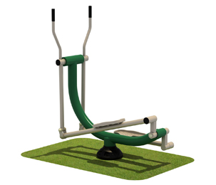 單人橢圓機戶外健身器材